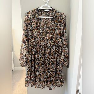 Zara Floral Dress - Size Medium